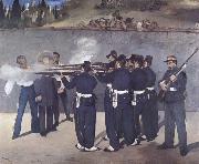 Edouard Manet The execution of Emperor Maximiliaan oil painting artist